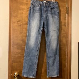 Levi’s 714 Straight jeans. Size 28. Inseam 31”.
